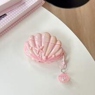 เคสป้องกันหูฟังชุบไฟฟ้าสีม่วงและชมพู เข้ากันได้กับ Apple Air Series, Series และ Series, เหมาะสำหรับ 