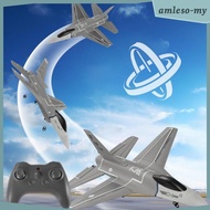 [AmlesoMY] RC Plane RC F16 Fighter Jet Gift 2.4GHz 3CH Fixed Wing Aircraft RC Airplane Fighter Remot