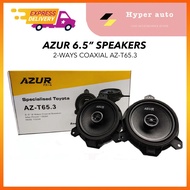 AZUR AZ-T65 6.5” 2 Way Coaxial Speaker Toyota Specialized 220W Max 120W RMS Car Speaker