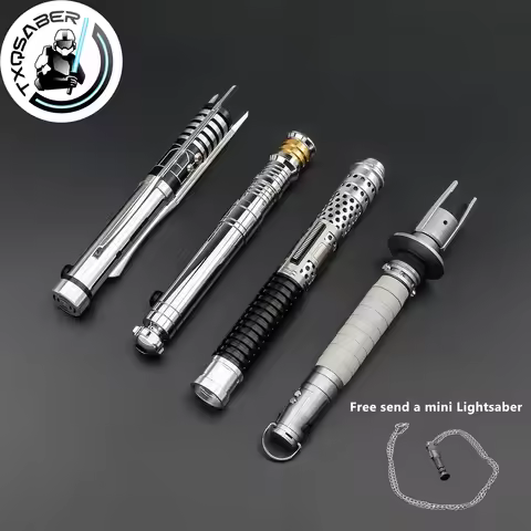 TXQSABER Replica Lightsaber RVS RVJ Hati Ventress SRGB Pixel Metal Hilt Blaster Smooth Swing Lasersw