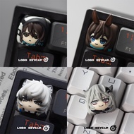 Arknights Keycap 3D Creative Cute Cartoon MX Switch Mechanical Keyboard Resin Keycaps DIY Personaliz