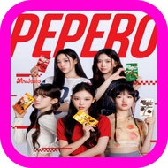 [LOTTE] NewJeans x PEPERO Limited Edition (8packs in a sachet) + photocard randomly 1pcs