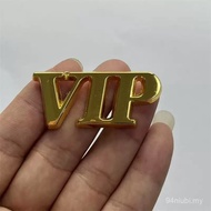 Hot-selling New Style Unique VIP Car Logo Car VIP Word Logo Side Logo Decorative Sticker Modified Me