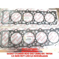 CYLINDER HEAD ONLY GASKET DEKSEL GASKET (2MM) TYPE OEM MITSUBISHI TRITON 2.8 4M40 KB7T L200 2.8 4M40