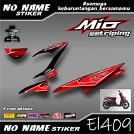 Mio 110 Smile/Sporty Striping Sticker (el409) 2008 2009 2010 2012 2013 mio karbu decal sticker