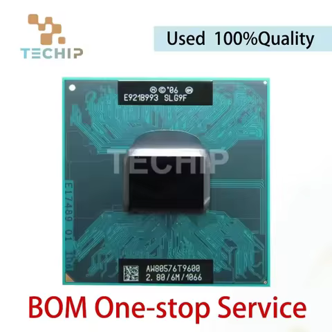 Free Shipping CPU laptop Core 2 Duo T9600 CPU 6M Cache/2.8GHz/1066/Dual-Core Socket 479 processor GM