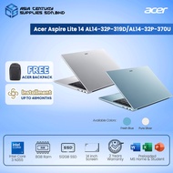 Acer Aspire Lite 14, 14.0'', AL14-32P-370U / 319D (Fresh Blue / Pure Silver) i3-N355/8GB/512GB SSD/O