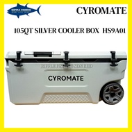 CYROMATE 105QT SILVER COOLER BOX HS9A01