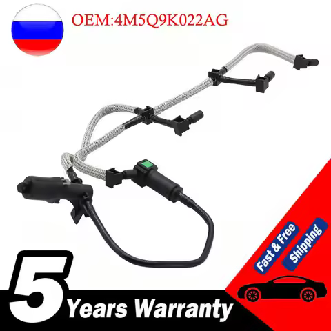 Leak Off Fuel Pipe Hose Fit for Ford Focus MK2 C-MAX MONDEO MK4 1.8 TDCI Diesel with Sensor 4M5Q9K02