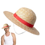 31CM/35CM Girl Boy Summer Sun Hat Luffy Performance Animation Cosplay Flat Cap Cartoon Props Hats