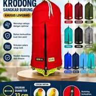 AQILA LOVEBIRD COVER MATERIAL PE 45 THICK ZIPPER NO. 10 LARGE AQILA