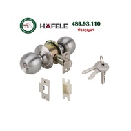 ลูกบิดทั่วไป ลูกบิดห้องน้ำ ลูกบิด หัวกลม STAINLESS STEEL HAFELE 489.93.110 กุญแจ 489.93.115 ห้องน้ำ 