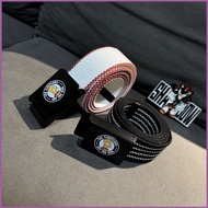 HT5 Street Dance Graffiti Hip Hop Belt Fashion Canvas Belt The Simpsons Graffiti Automatic Buckle Be