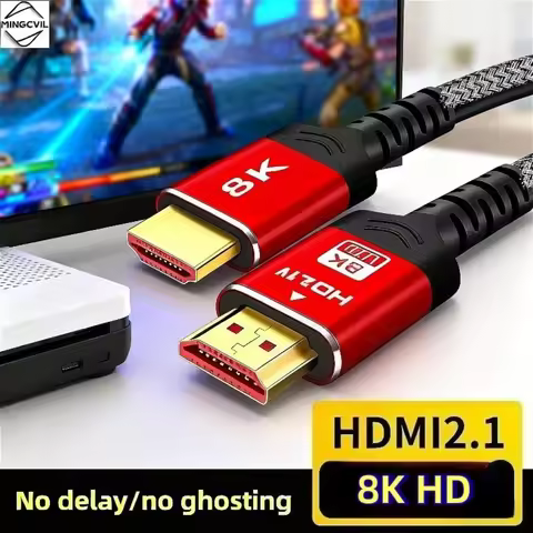 48Gbps HDMI 2.1 Cable 8K 60Hz 4K 120Hz HDR 3D Effect Video Cord 50cm 1m 2m 3m 5m for HDTV PC Monitor