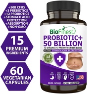 Biofinest Probiotics 5 Billion CFU Enzyme Supplement 12+3 Kinds Prebiotics-Weight Loss-Eczema-Men Wo