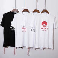 Unisex BEAMS x patagonia JAPAN T-shirt Bull Head Mount Fuji Print Short Sleeve