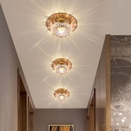 Simple Black Glass Aisle Corridor Ceiling Light Entrance Corridor Foyer Entrance Ceiling Embedded Mo