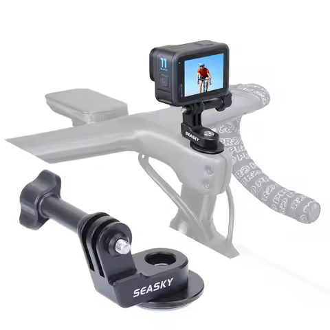 H2A Bicycle Bike Headset Mount for Gopro Hero 13 12 11 10 9 for DJI Action 5 Pro 4 3 for insta360 Ac