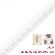 2-10pcs 3313J Potentiometer Precision Adjustable Resistor 1K 2K 5K 10K 20K 50K 100K ohm Resistance 1