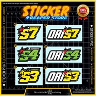 STICKER SYNDICATE / ORI 53 54 57 / DECALS PANTUL CAHAYA