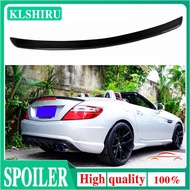 KLSHIRU Carbon Fiber Spoiler Rear Car Wing Bumper For Mercedes SLK class R172 SLK250 SLK200 SLK350 S