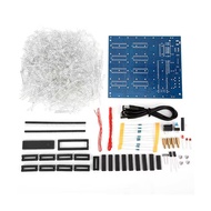 3D Led Cube Light DIY Kit 3D8 8x8x8 3MM 3D Squared DIY Kit 4.5-5.5V LED Cube PCB Board