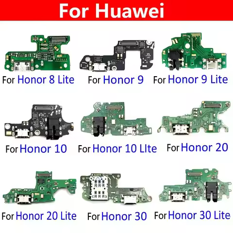 USB Charging Port Dock Charger Plug Connector Board Flex Cable For Huawei Honor 20 Pro 5A 5X 10 9X 8