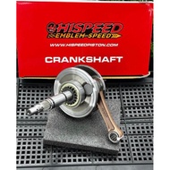 CRANKSHAFT WAVE 125 HISPEED 7MM DAN 5MM