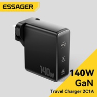 Essager 140W 2C1A GaN USB C Type C Desktop Charger Super Quick Charge QC4.0 PD3.0 Fast Chagers Stati
