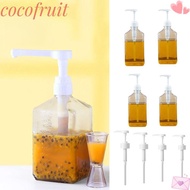 COCOFRUIT Syrup Drip Dispenser, Large Capacity 5/8/10CC Coffee Syrup Press Bottle, Durable 1600ml wi