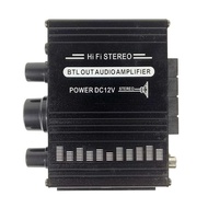 EASYDEALS Hi-Fi Mini Stereo Car Amplifier Treble Bass Booster - AK-170