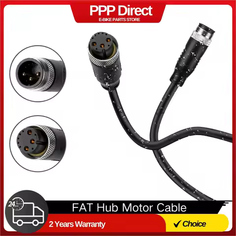 EBIKE FAT Hub Motor Waterproof Extension Cable - Compatible with BAFANG G062 & G060 - 10PINS/11PINS 