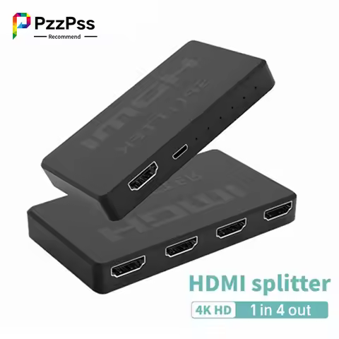 4x1 HDMI-compatible Video Switcher HD 4K HDMI Splitter 1 in 4 out HDMI Switch 2x1 HUB Adapter For PS
