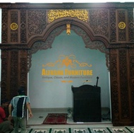 mihrab masjid nabawi | tempat imam | furniture masjid