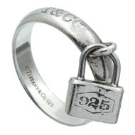 TIFFANY＆CO 925/837純銀Lock Ring戒指US#5.75