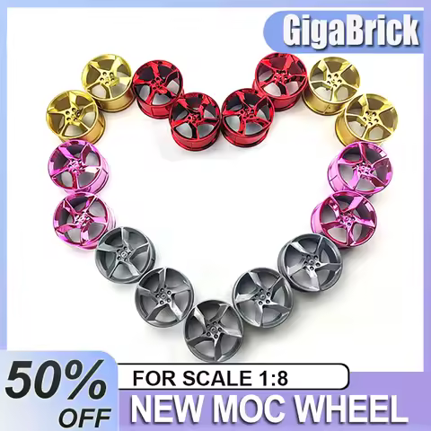 New Limited Edition CADA 73389/73398 1:8 Building Brick Accessories Wheel For Lego 42143 42172 Wheel