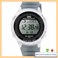 Citizen Q&Q Digital Radio Wave Solar Waterproof Date Watch with Urethane Band for Men - Model Variat