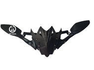 YAMAHA MIO GEAR - Side Mirror + Heavy Duty Bracket + Visor (3in1)
