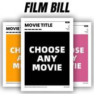 1pc Customized Movie Poster - Movie Wall Decor, Cinema Film Printed Canvas Painting, Minimalist Movi