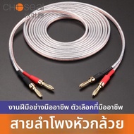 Choseal | สายลำโพงทองแดงบริสุทธิ์ระดับไฮเอนด์ หัว U-Type Y-Plug