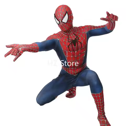 mar-vel Toby Spider-Man Far From Home Cosplay Bodysuit Jumpsuit Superhero Costume Nanometre Hallowee