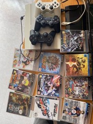 Playstation 3 + 10 games + 3 consoles