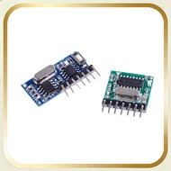 (COD) 433Mhz Wireless RF 4 Channel Output Receiver Module and Transmitter EV1527 Code
