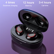 A9 Blutooth 5.1 Wireless TWS Earphone HD Sound 9D Stereo Headset HI-FI Earpiece High Configuration Black