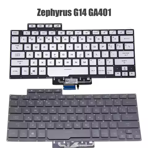 New Rus US UK Keyboard ROG Zephyrus G14 GA401 GA401U GA401M GA401QM GA401I GA401QC GA401QH GA401QE B
