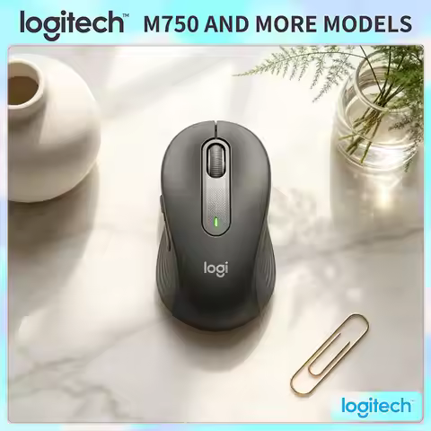 Logitech M750 Silent Mouse - 90% Noise Reduction Tech, Soft Comfort Grips, 24-Month Battery, Multi-S