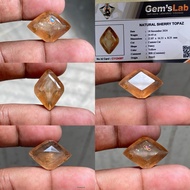 Natural Cherry Topaz Stone Sherry Topaz Stone CT 20.45 Dim 22.87x16.33x8.25