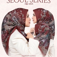 Em3 Scarf, SEOUL SERIES PREMIUM MOTIF VOAL SQUARE HIJAB | NO LABEL
