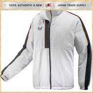 Butterfly Unisex Light Warm Jacket for Table Tennis Training - Model 46160, Light Gray, Size M