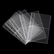 LUCKYUFT Photocard Binder Sheets, Transparent PP Acid Free Multiple Pockets Sleeve, A7 Kpop Photocar
